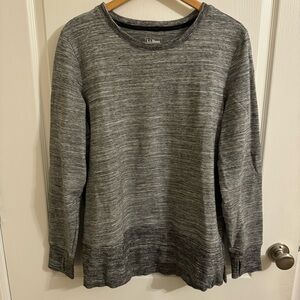 L.L. Bean Gray Long Sleeve Sweater